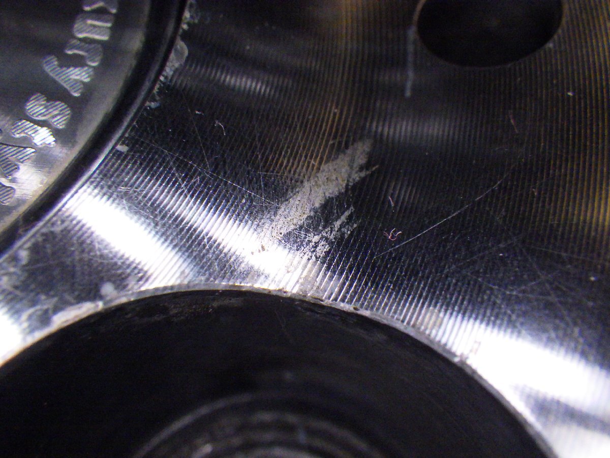 【山形 酒田発】中古 アルミホイール4本セット メーカー不明 15インチ 5.5J+43 100/4H ハブ径約65mm 写真にある物のみ ◇説明欄要確認◇_画像7