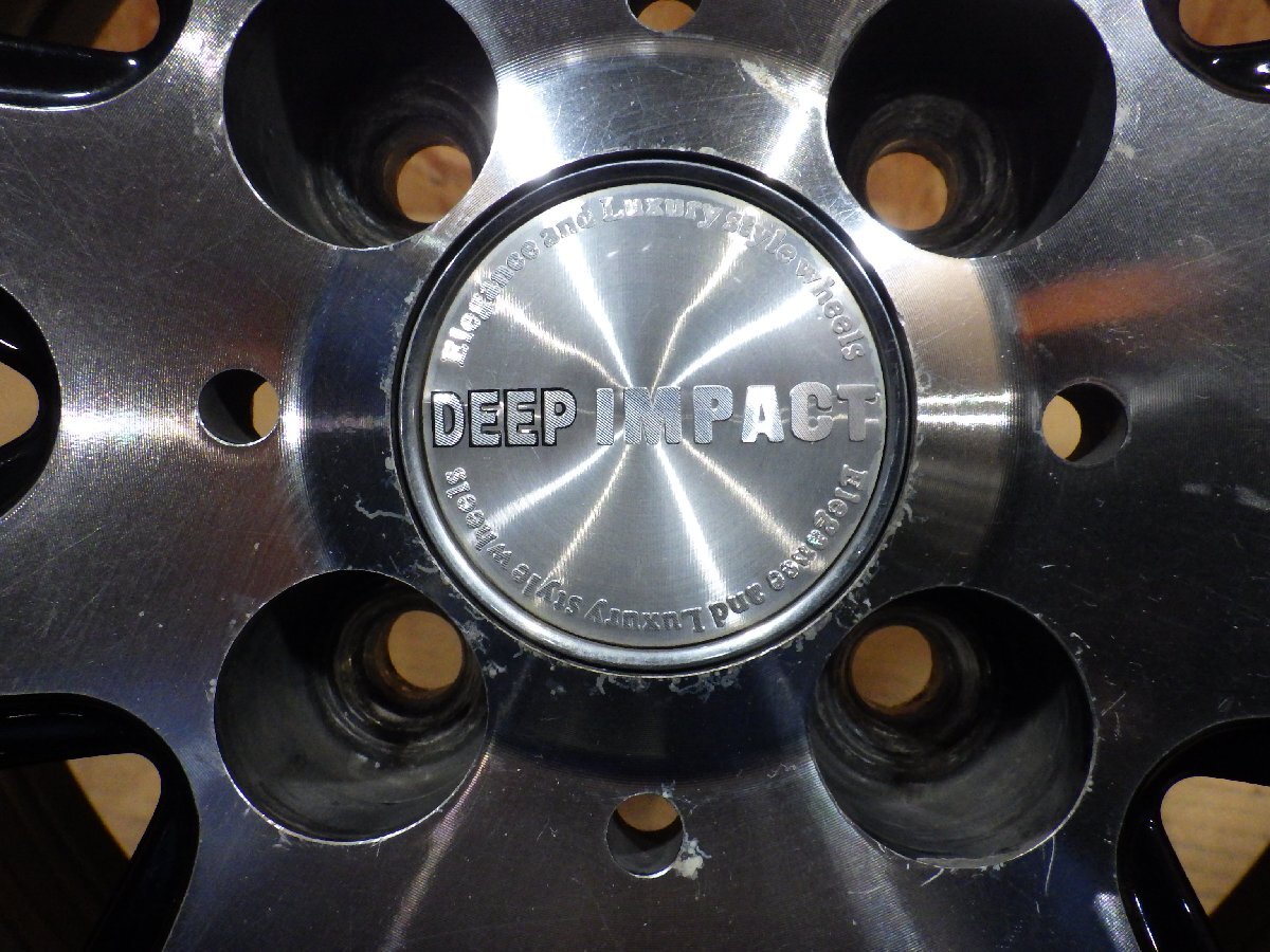 【山形 酒田発】中古 アルミホイール4本セット メーカー不明 15インチ 5.5J+43 100/4H ハブ径約65mm 写真にある物のみ ◇説明欄要確認◇_画像3