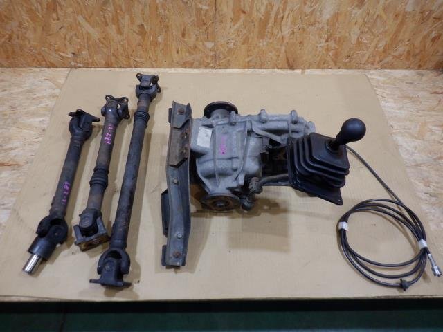 [ Yamagata sake рисовое поле departure ] б/у Jimny E-JA22W transfer оригинальный карданный вал 3 шт. комплект снятие деталей необходимо O/H утиль 