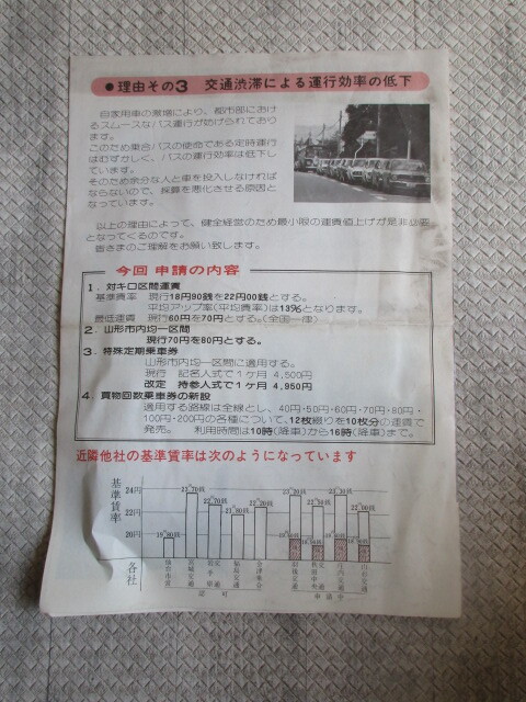 ★山形交通　当時物　チラシ_画像3