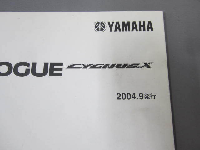 シグナス　XC125（5UA4）パーツカタログ　2004.9　発行_画像2