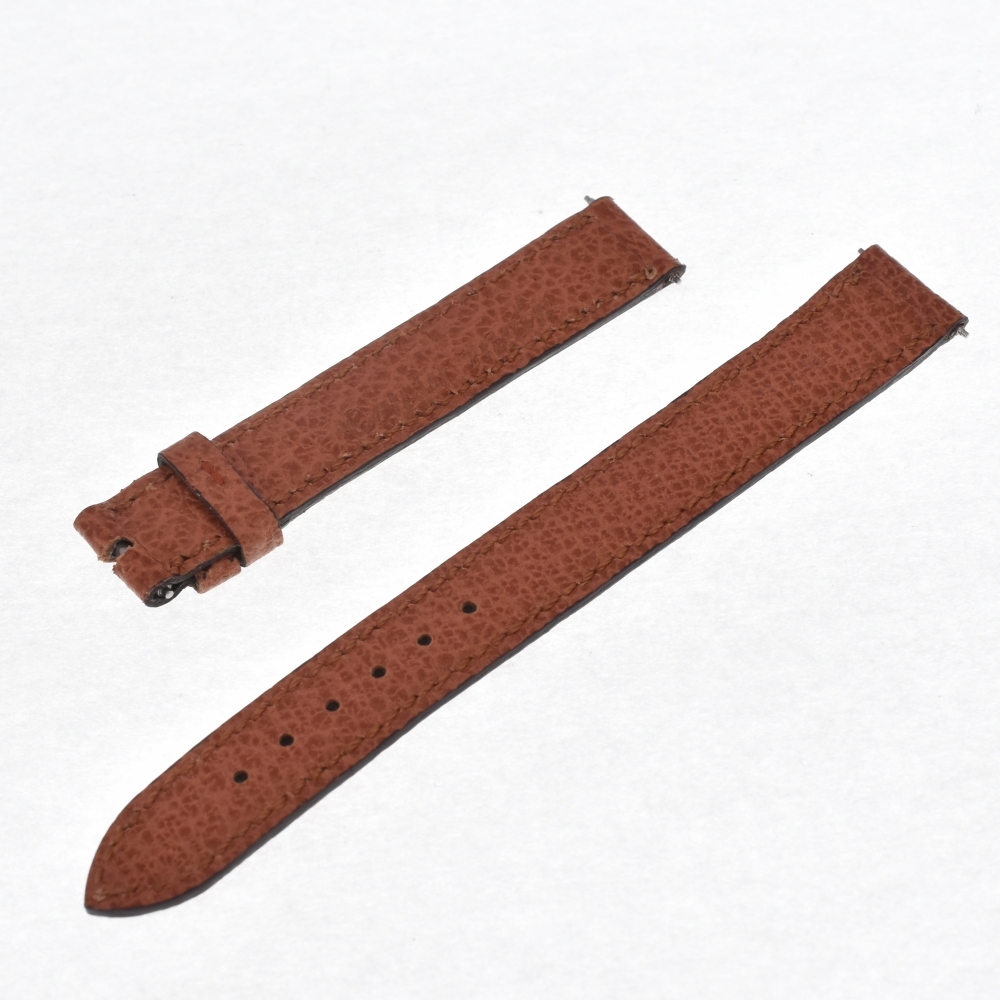 【BVLGARI】ブルガリ”レザー製”時計バンド／ラグ側 14ｍｍ／尾錠側 14ｍｍ F#B2812_画像2