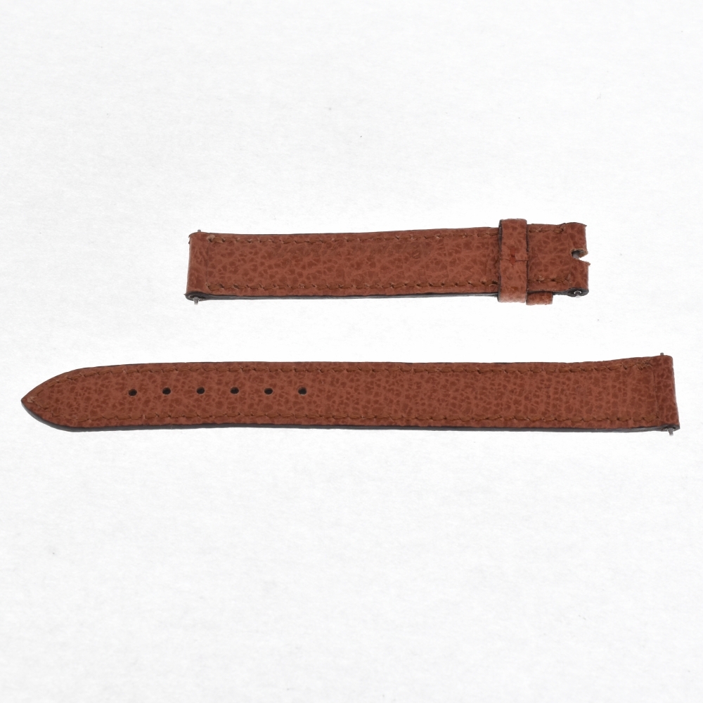 【BVLGARI】ブルガリ”レザー製”時計バンド／ラグ側 14ｍｍ／尾錠側 14ｍｍ F#B2812_画像3