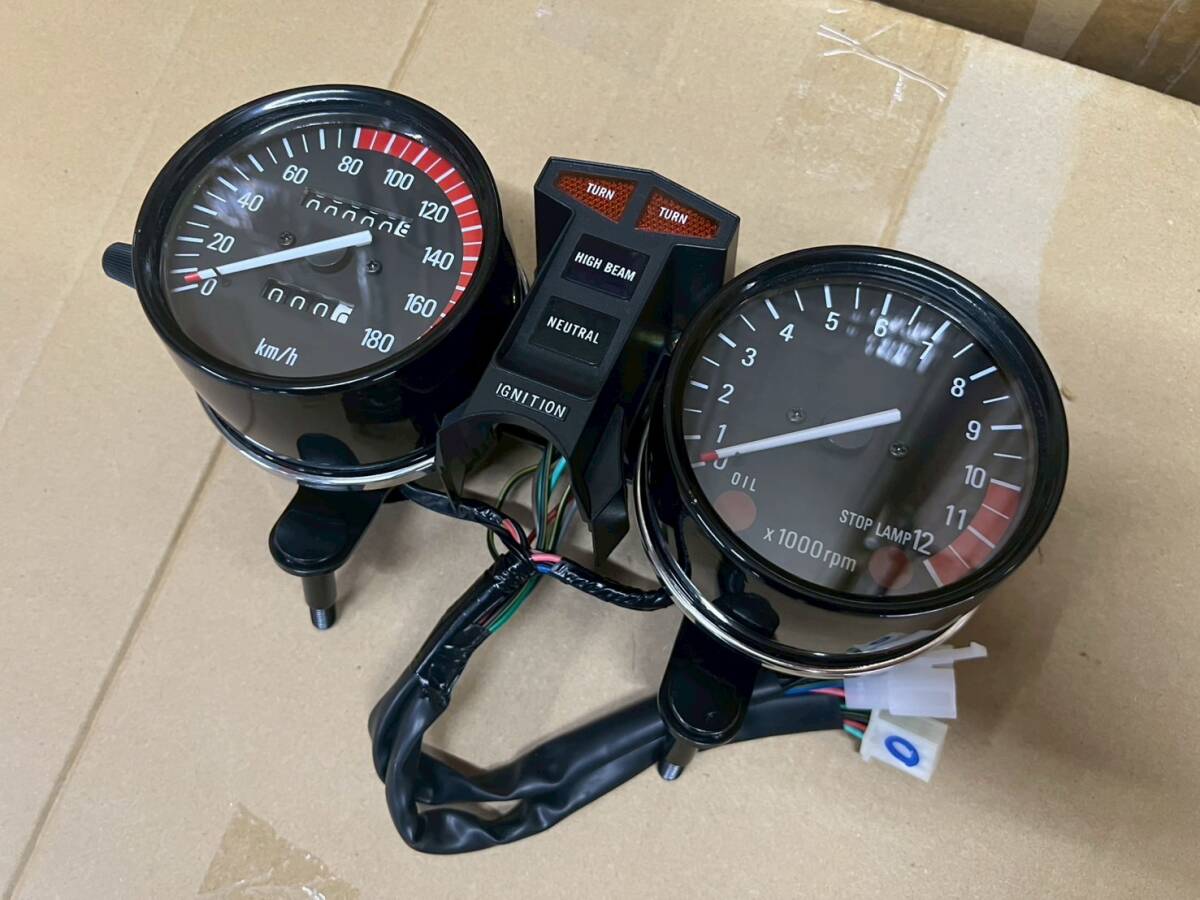 z400fx スピードメーター z400j z550fx z500fx Z400FX メーターユニット 赤/③スピードメーターZ400Jリプロ