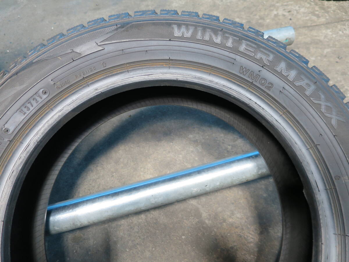 21年製バリ山 155/65R14 75Q ◆ DUNLOP WINTERMAXX WM02 ◆ 4本 C233 スタッドレス_画像9