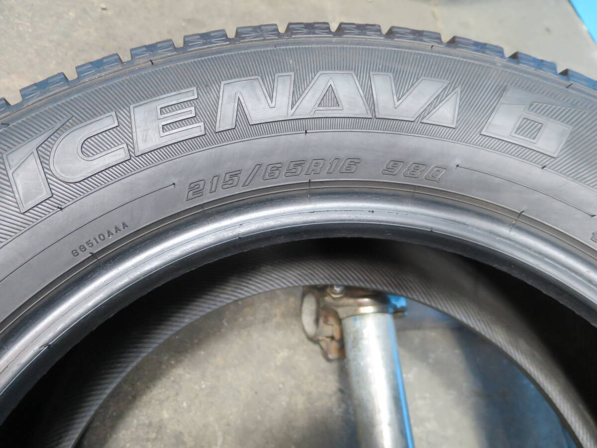 バリ山 215/65R16 98Q ◆ GOODYEAR ICE NAVI6 ◆ 4本 C332 スタッドレス_画像9
