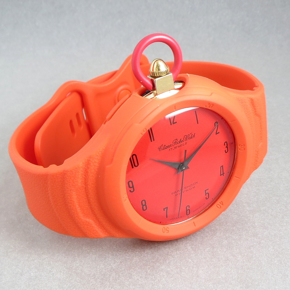 腕時計化 OH済 1960ｓ CITIZEN PocketWatch シチズン ポケットウォッチ 17石 機械式 手巻 懐中時計 ホーマー アンティーク JAPAN MADE_画像1