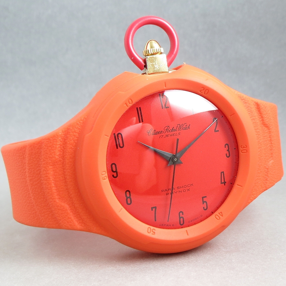 腕時計化 OH済 1960ｓ CITIZEN PocketWatch シチズン ポケットウォッチ 17石 機械式 手巻 懐中時計 ホーマー アンティーク JAPAN MADE_画像6