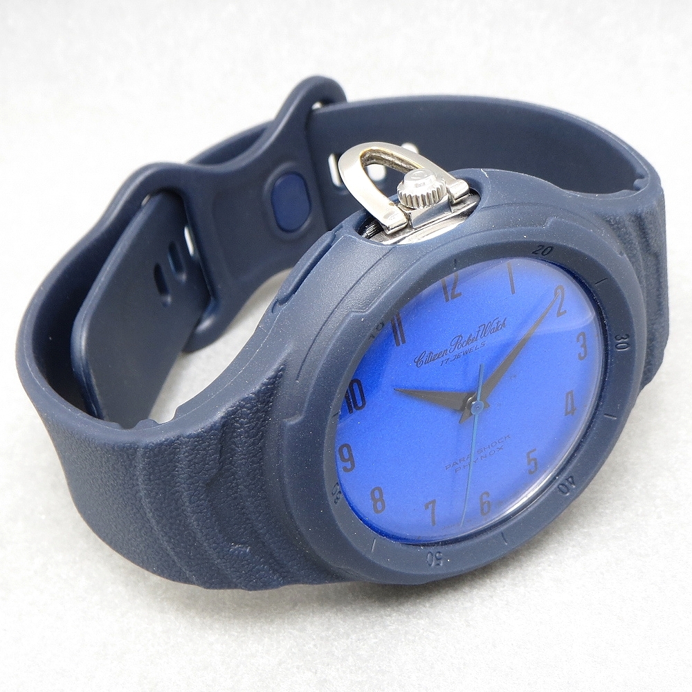 腕時計化 OH済 1960ｓ CITIZEN PocketWatch シチズン ポケットウォッチ 17石 機械式 手巻 懐中時計 ホーマー アンティーク JAPAN MADE_画像1