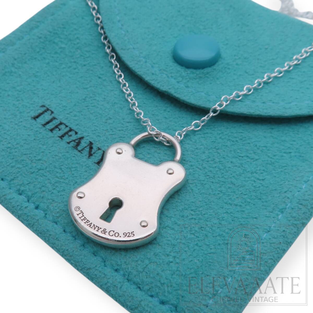 TIFFANY & CO. ティファニー ネックレス Sv925 - 4800725F0067 希少 Tiffany&Co ティファニー シルバー ロック カデナ