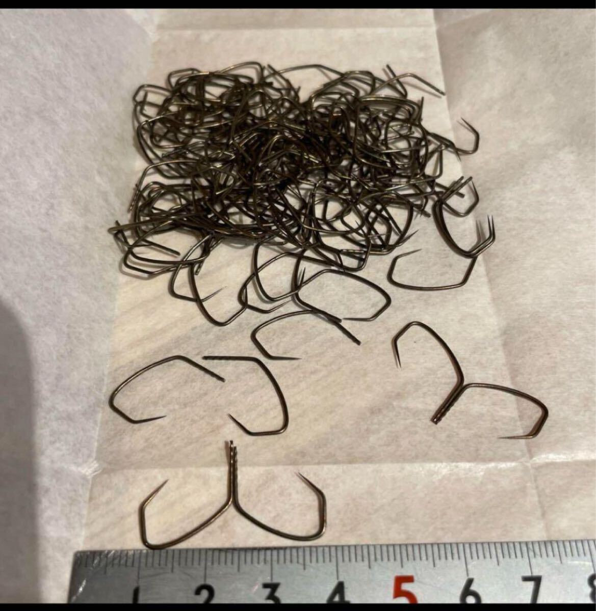 ギザ耳　矢島形12号　400本　鮎掛針　段バリ_画像2