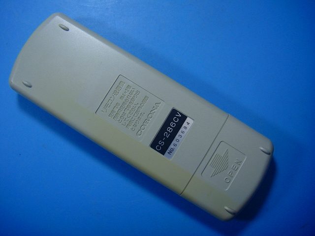 CS-286CV コロナ CORONA エアコン リモコン 送料無料 スピード発送 即決 動作確認済 不良品返金保証 純正 D3287_画像2