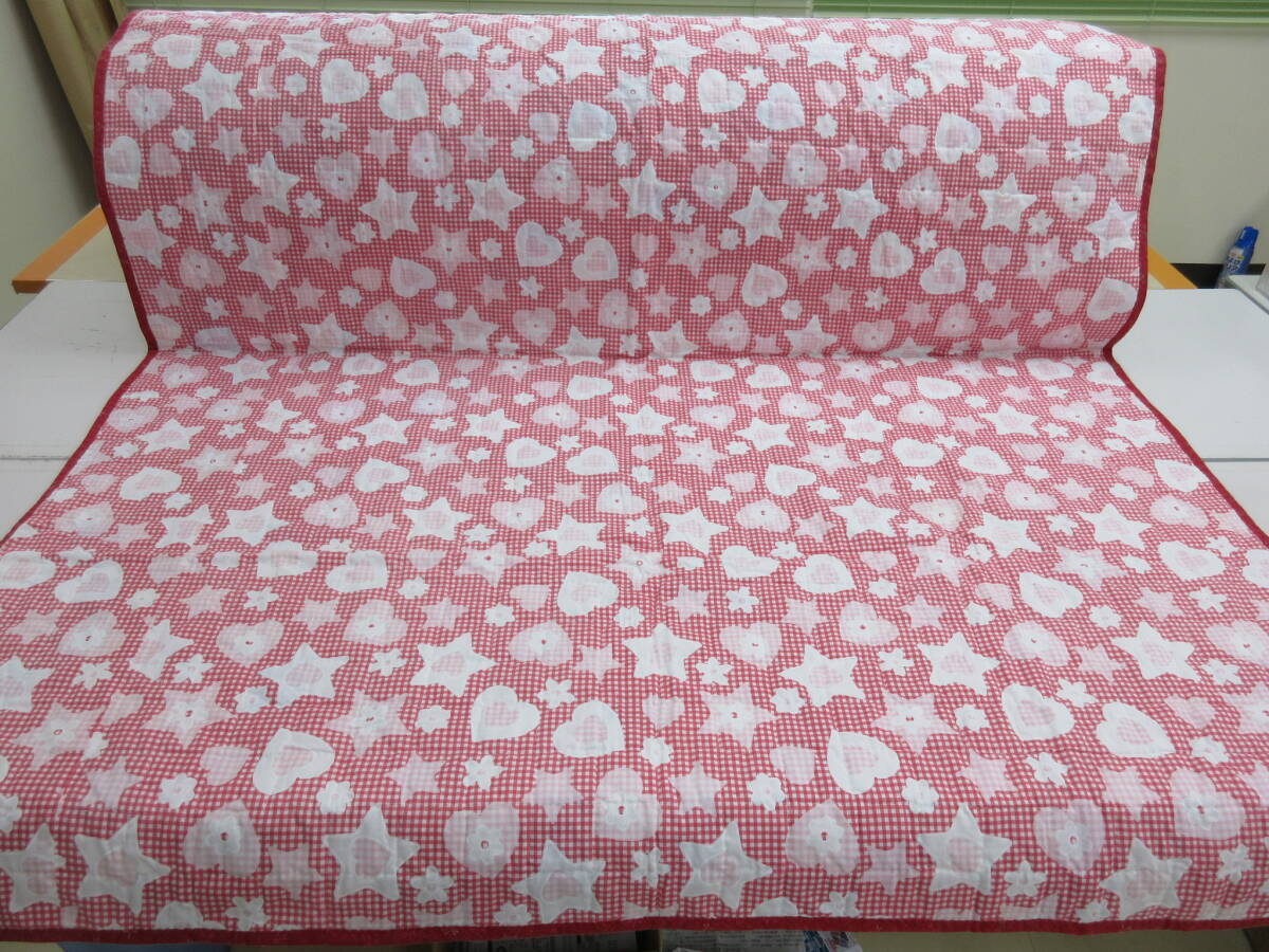 Am1057 ручная работа большой размер лоскутное шитье мульти- покрытие коврик цветочный принт клубника проверка retro ткань 