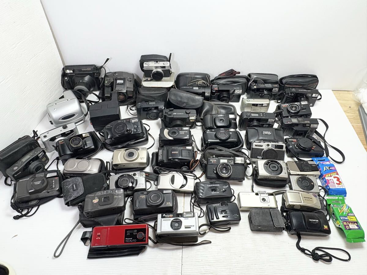 カメラ　まとめて ◎1円〜フィルムカメラまとめて 中古 動作未確認 ジャンク扱い OLYMPUS