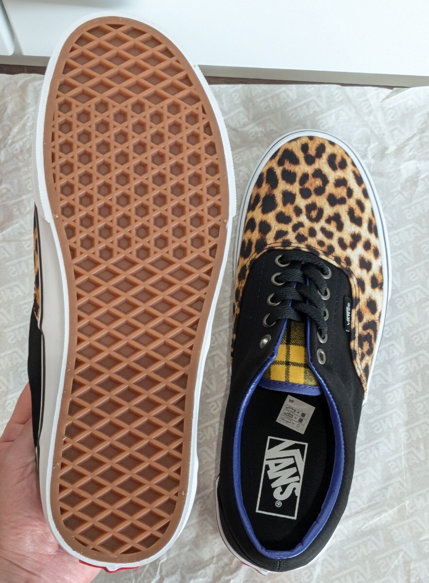 новый товар US план VANS ERA Vans ela спортивные туфли 26cm не использовался леопардовый рисунок животное рисунок 