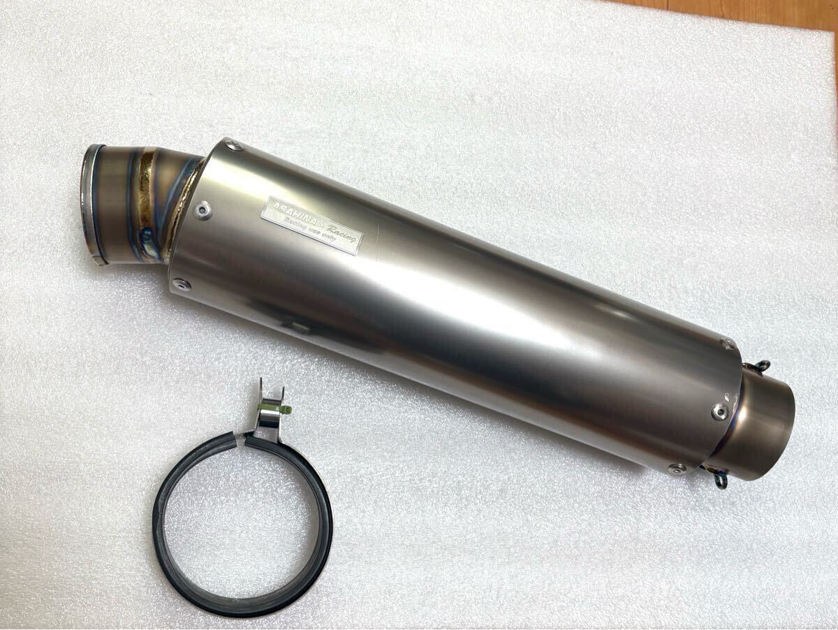チタンサイレンサー 送料無料 希少 美品 アサヒナレーシング チタン サイレンサー