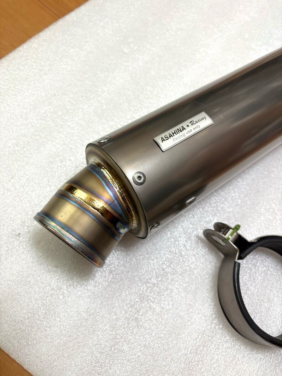チタンサイレンサー 送料無料 希少 美品 アサヒナレーシング チタン サイレンサー