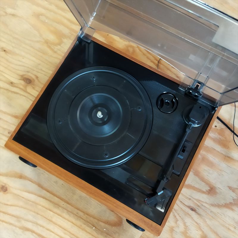 一体型【レコードプレーヤー】KF0801-7　ラジオ　ターンテーブル_画像5