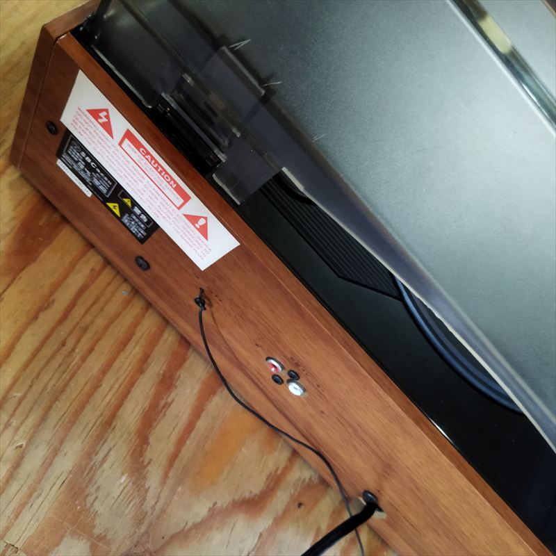 一体型【レコードプレーヤー】KF0801-7　ラジオ　ターンテーブル_画像6