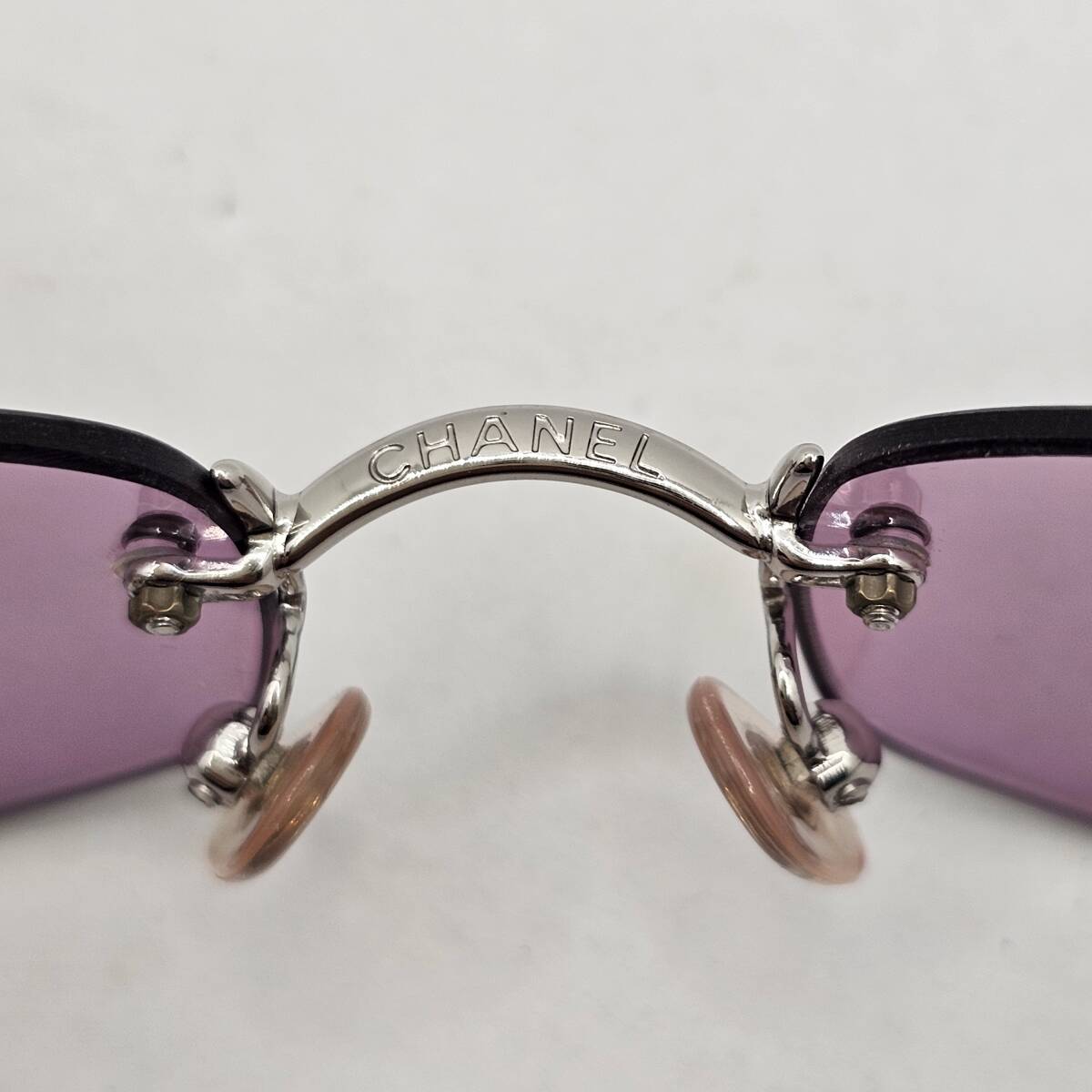 ぴっけCHANELパープル系レンズレディースサングラスシャネルケース付美品 CHANEL】シャネル サングラス 06933 45002 プラスチック