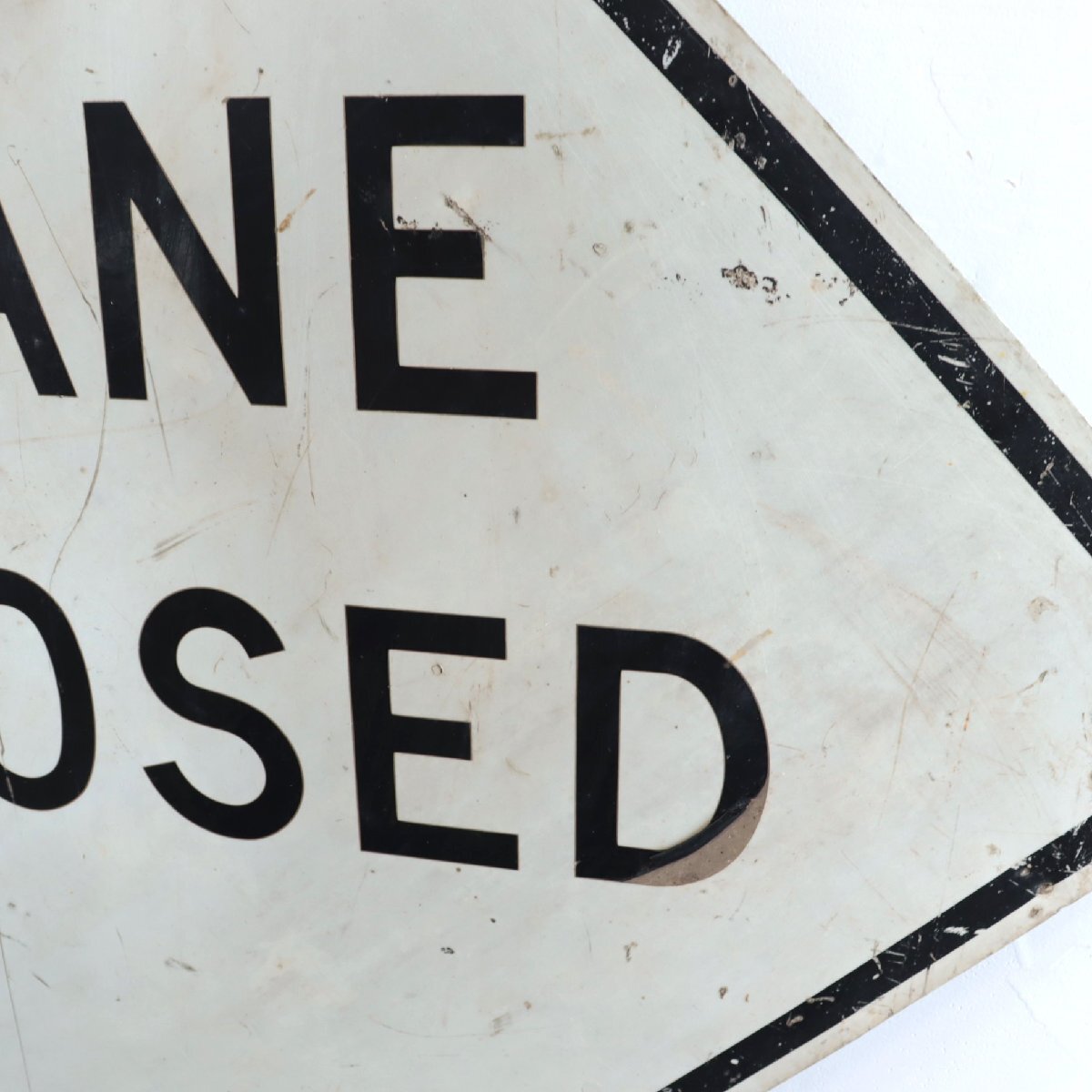 アメリカ ヴィンテージ ロードサイン【#4224】通行止め 道路