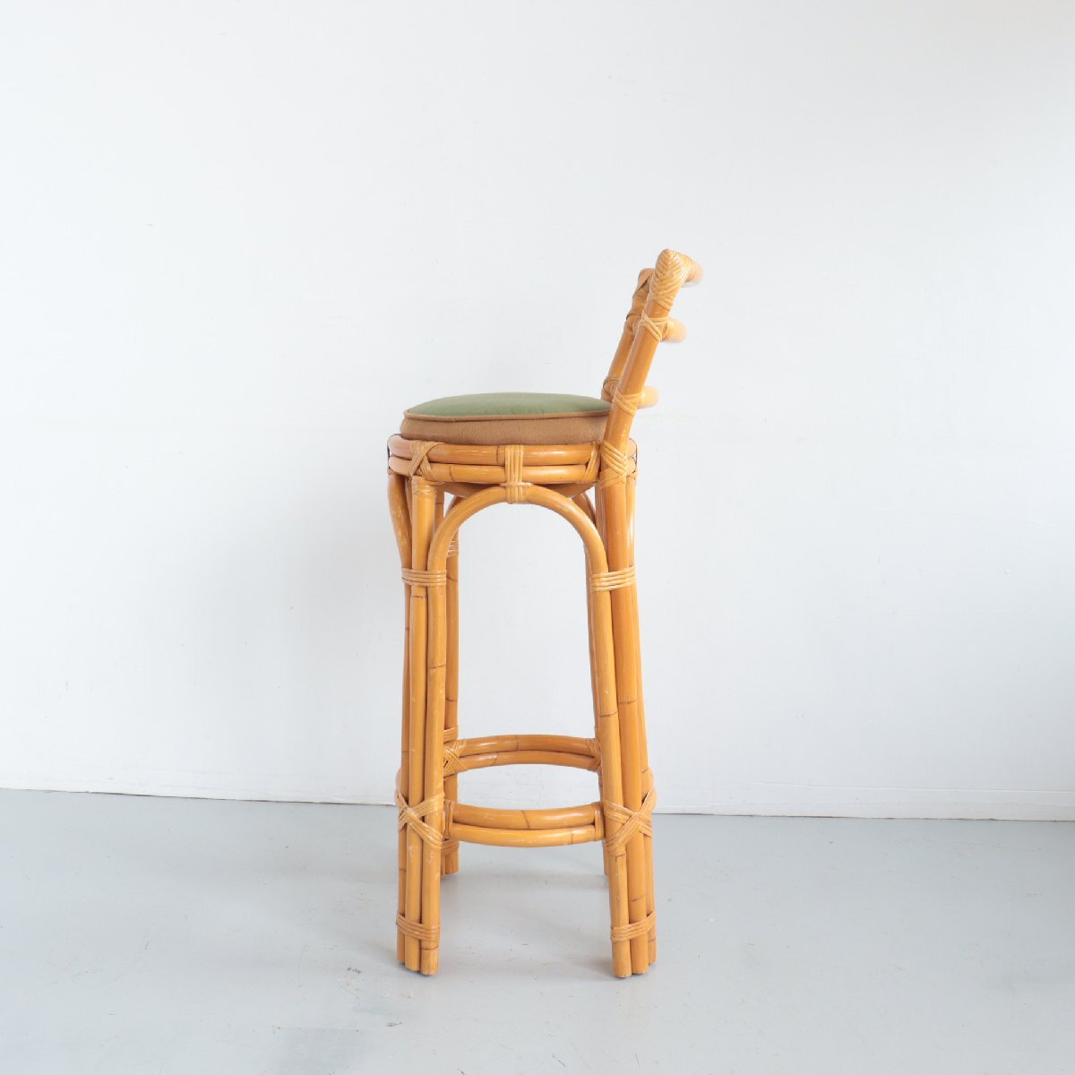 ［送料込］本物vintage＊ゴールドカウンターチェア＊アンティーク 送料込］本物vintage＊ゴールドカウンターチェア＊アンティーク