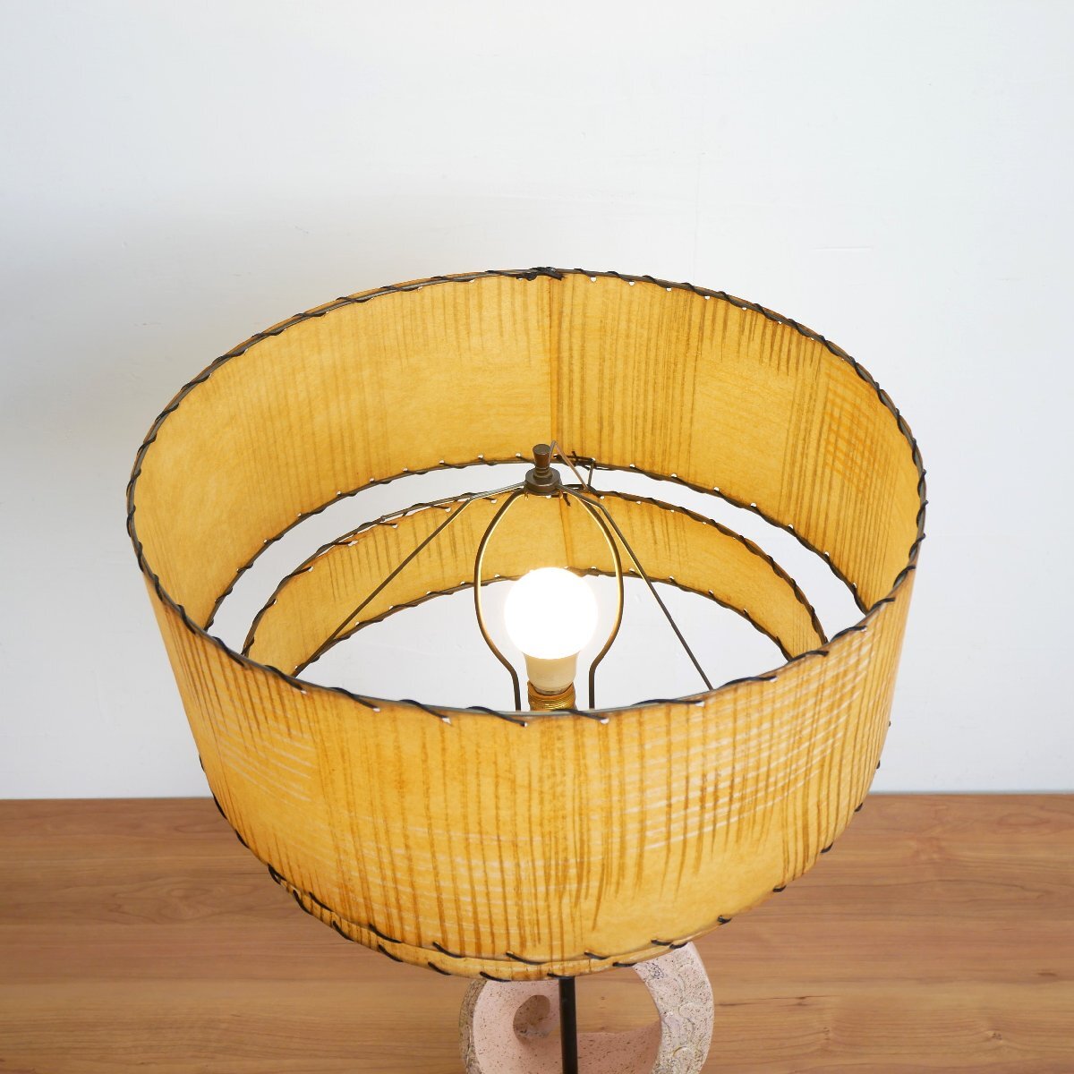 希少！50's 樹脂ダブルシェード ミッドセンチュリー テーブル