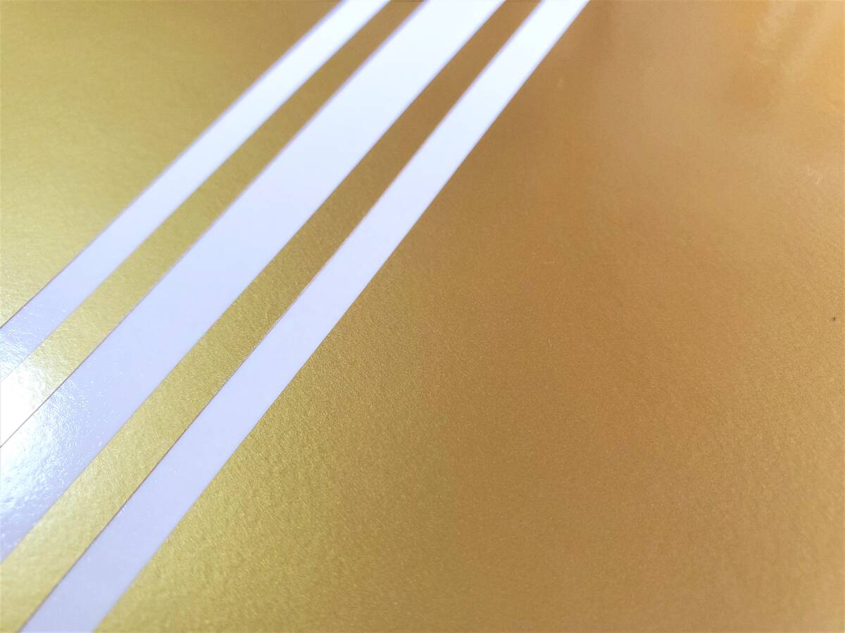 バリオス1型(A)/2型(B)/GSX250FX 全年式共通 タイガーライン デカールフルセット 1色タイプ ゴールド（金）色変更可 外裝ステッカー