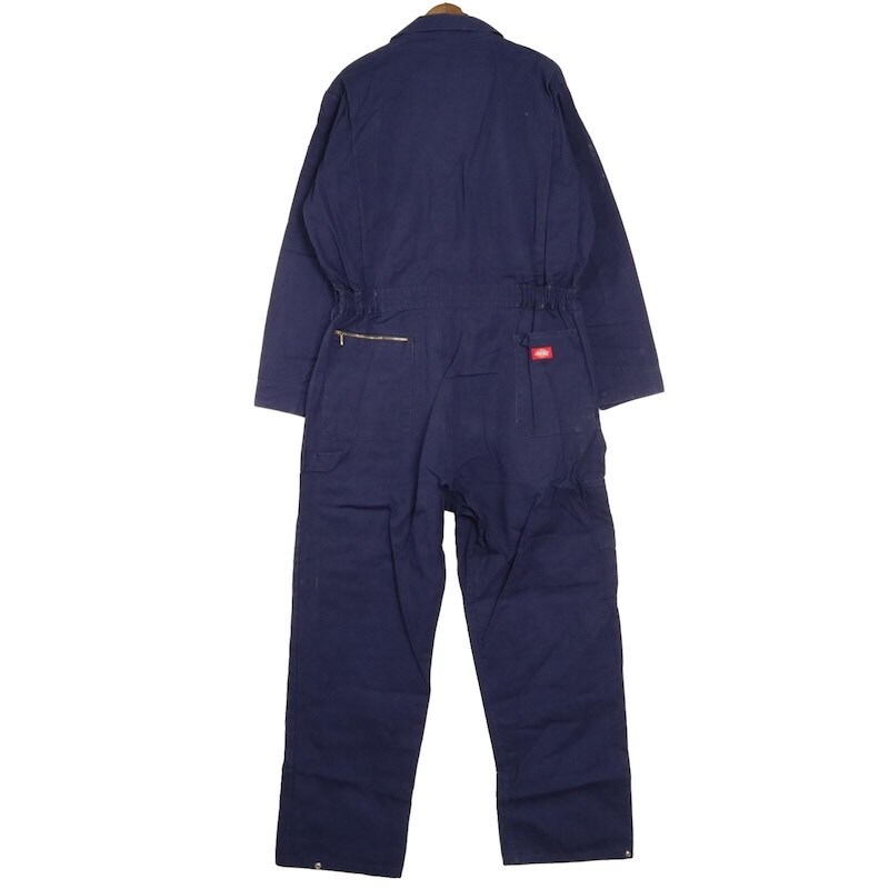 ディッキーズ つなぎ オールインワン 大きいサイズ古着 メンズUS-46 TALLサイズ ネイビー系 pc-0577_画像2