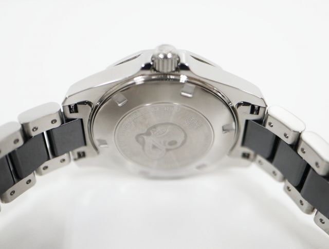 タグホイヤー TAG HEUER アクアレーサ― WAY141C.BA0918 セラミック 11Pダイヤ クォーツ レディース【中古】時計_画像4