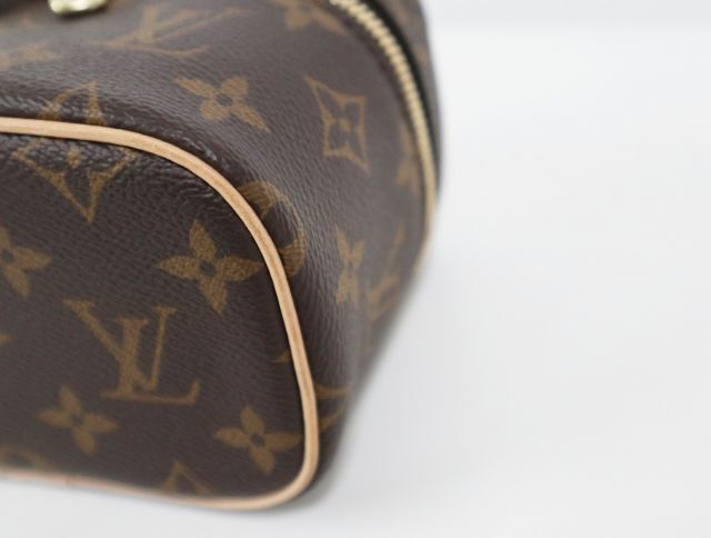 ルイヴィトン LOUIS VUITTON モノグラム ニース ナノ M44936 化粧ポーチ コスメポーチ 美品 【中古】 バッグ