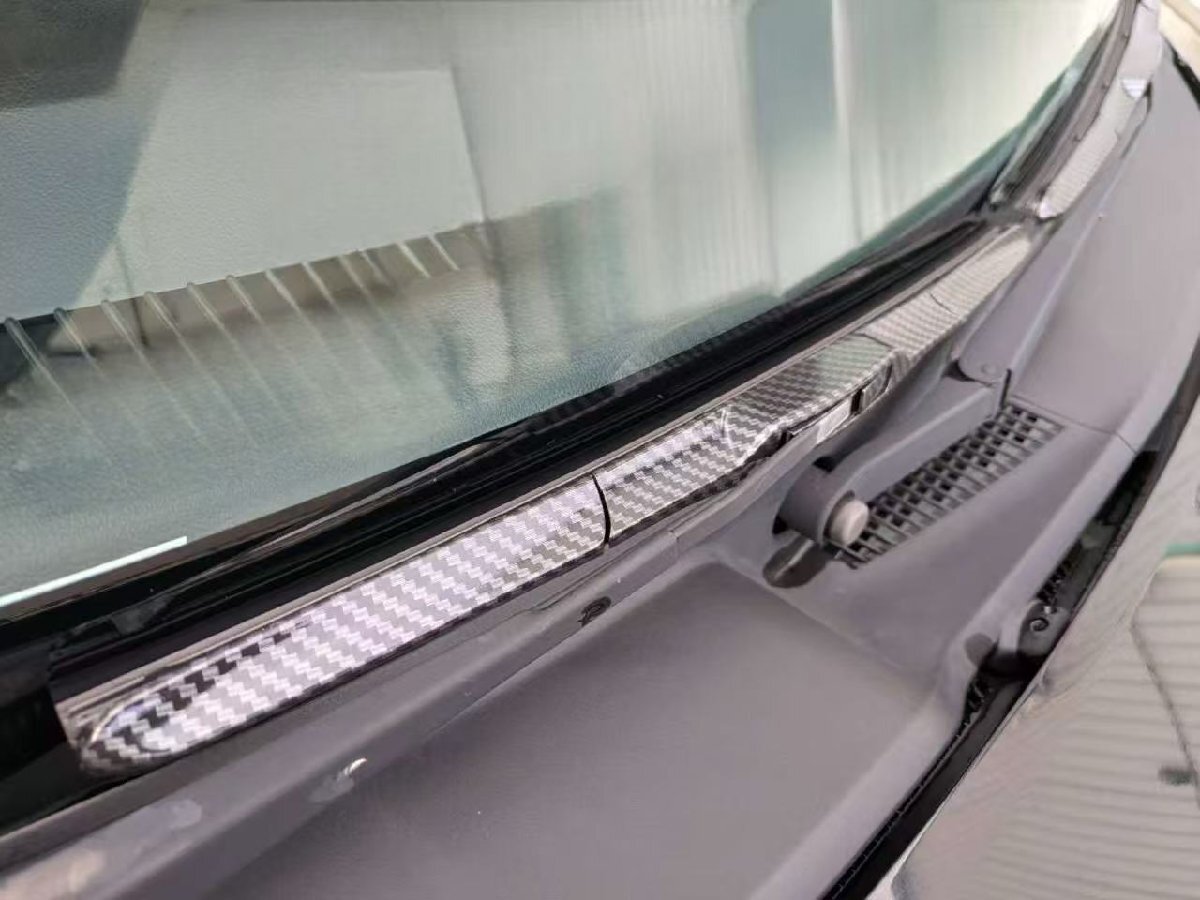 スポーティワイパー♪ 交換タイプ♪ カーボン ルック ゴム 一体型 フロント エアロワイパー プジョー 206 ハッチバック 550mm 550mm 2本_画像2