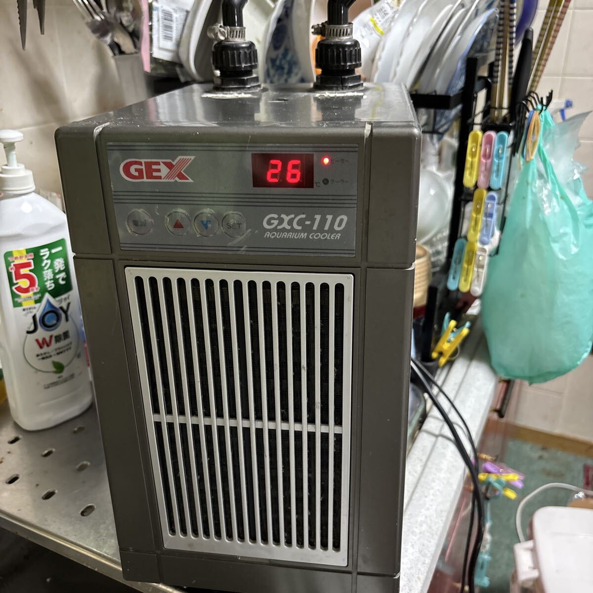 観賞魚 水槽 クーラー GXC-110 品番24171 水槽用クーラー GEX GXC-110 淡水・海水両用 取扱説明書付き