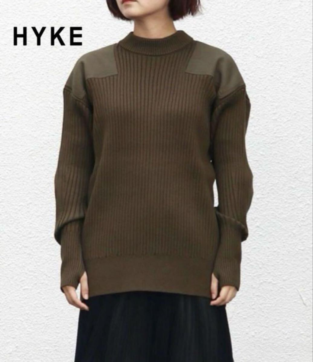 【HYKE(ハイク)】 COMMAND SWEATER_画像1