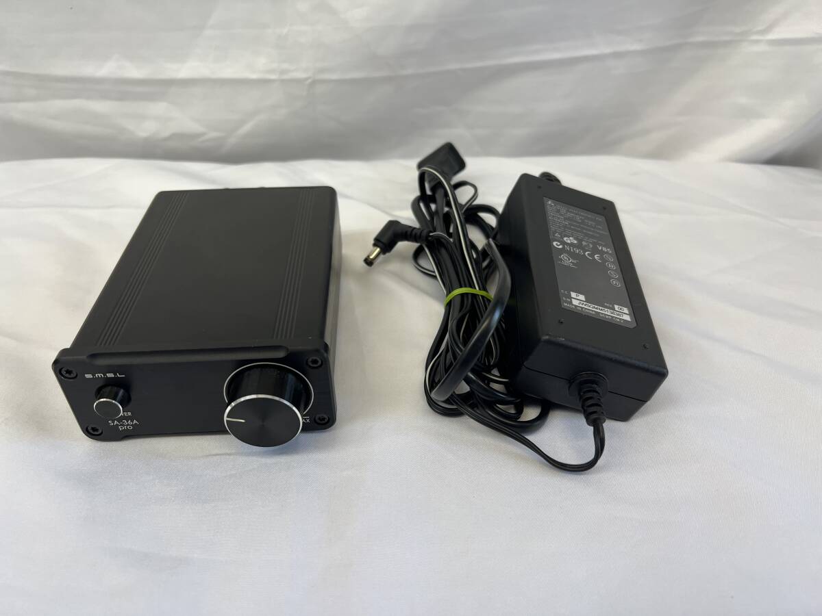 【H】S.M.S.L SA-36A pro デジタルアンプ　＋電源アダプタ　※動作確認済み　_画像1