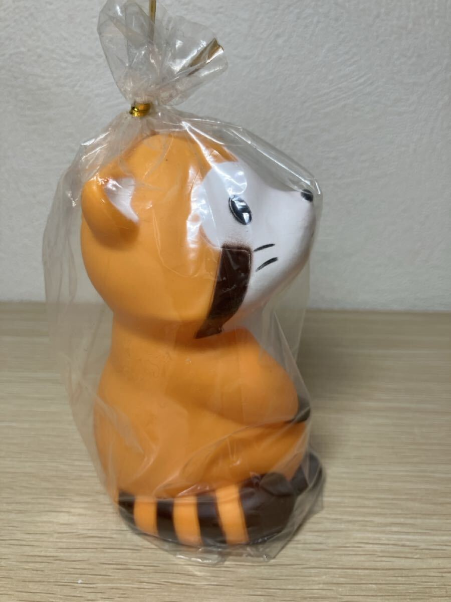 【未開封ですが長期保管品です】あらいぐまラスカル ソフビ 貯金箱【コレ72723】_画像4