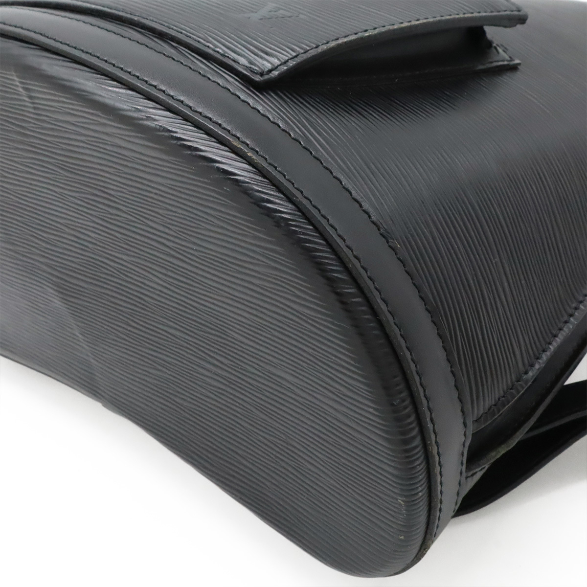 LOUIS VUITTON ルイ ヴィトン エピ コブラン リュックサック バックパック ショルダーバッグ レザー ノワール 黒 ブラック M52292_画像3