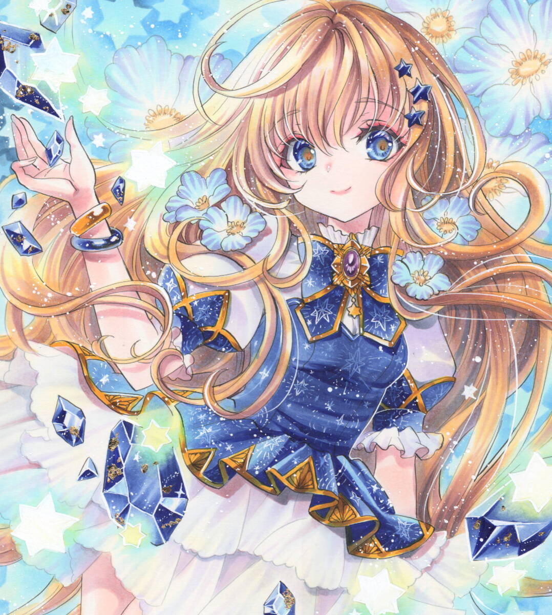 手描きイラスト 原画 創作【金の竪琴】 剣持刀也 #金剛力也像 #黛灰 #灰画 #にじさんじ #落描き