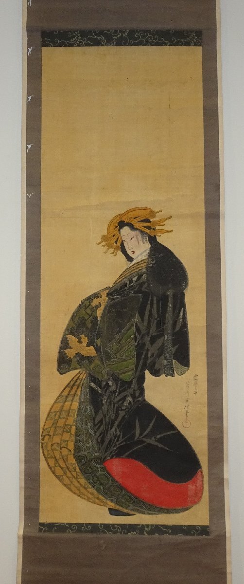 絵［芸術］ rarebookkyoto 207 菊川英蝶・春川英蝶・浮世絵師 美人大夫像