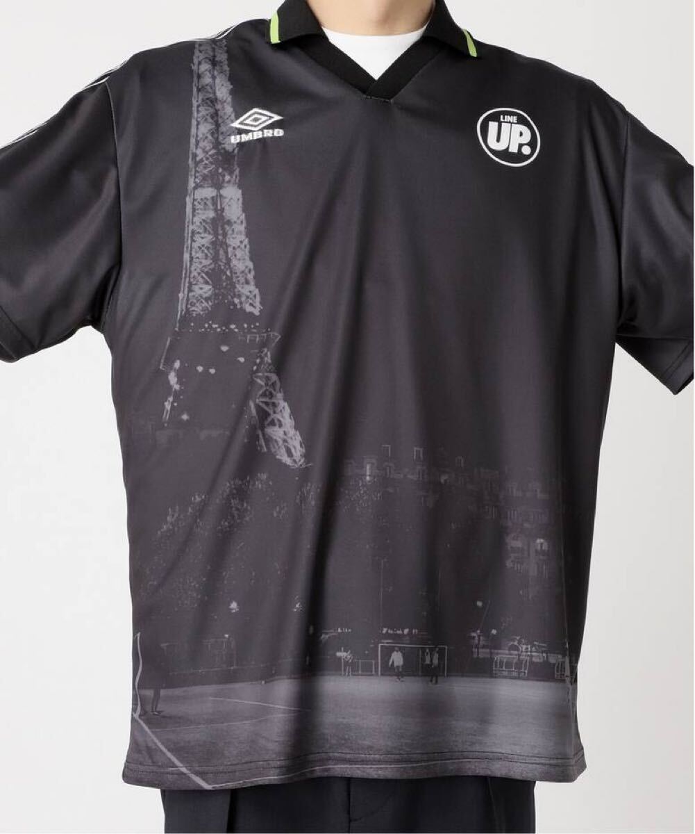 新品 417 EDIFICE UMBRO × LINEUP game shirt ゲームシャツ 定価14300円 L