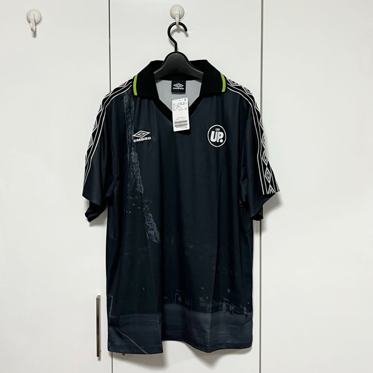 新品 417 EDIFICE UMBRO × LINEUP game shirt ゲームシャツ 定価14300円 L