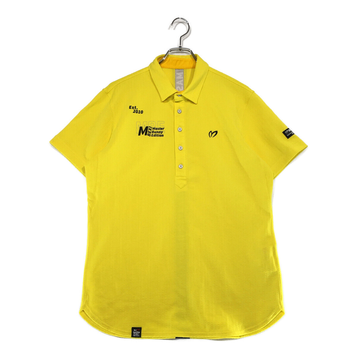 coco 中古 マスターバニーエディション メンズ 半袖ポロシャツ 5(L) 黄 イエロー 春夏向け素材 レターパックプラス発送可 102252