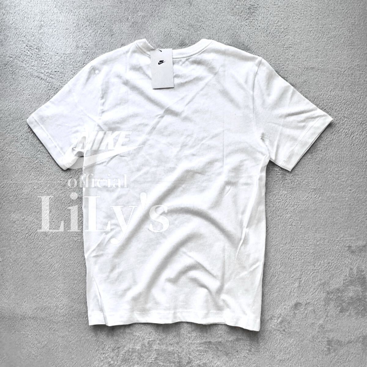 新品 NIKE Tシャツ Sサイズ AR5005 白赤 送料込み スウォッシュ ホワイト 半袖Tシャツ_画像2