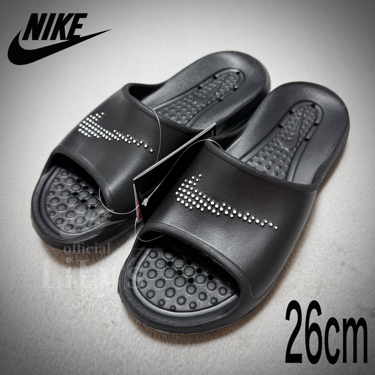 【新品未使用】NIKEサンダル ビクトリーワン 26cm ブラック 黒 CZ5478_画像1