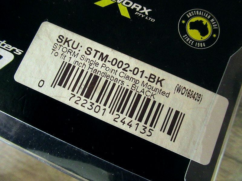 送無 未開封 Barkbusters バークバスターズ STORM STM-002-01-BK ハンドガード 25.4mm 1インチ ハンドルバー用 VT400C VT750C VL800 XVS950_画像9