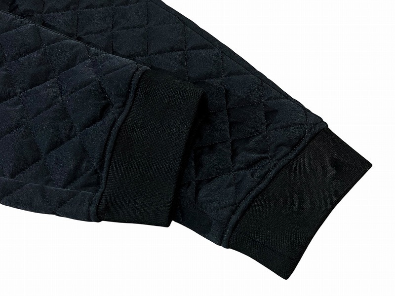 送料無料 名作 PEARLY GATES パーリーゲイツ PG89 ロゴ 刺繍 GOLF ゴルフ 中綿 防寒 キルティング 裾リブ ジョガー パンツ 黒 ブラック 4 _画像7