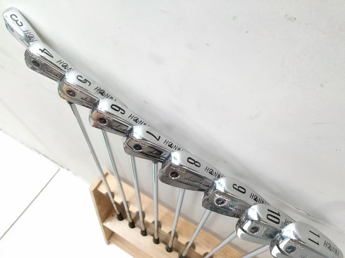 *9 шт. комплект HONMA Honma Hiro Honma синий moglaCL-606 железный 3I-11I steel вал HAGANE (R-1) 0820-9 @160*