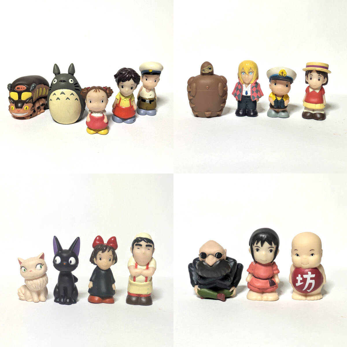 【希少】ジブリ映画 天空の城ラピュタ となりのトトロ フィギュア指人形 ジブリ指人形16個セット となりのトトロ・天空の城ラピュタ・耳