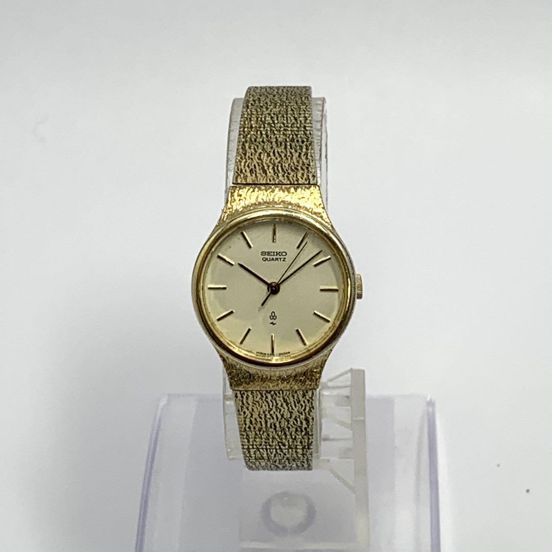 【美品/新品電池】 SEIKO レディース 腕時計 ドレス オーバル ゴールド 505 【電池交換済】稼働品 SEIKO セイコー レディース 腕時計