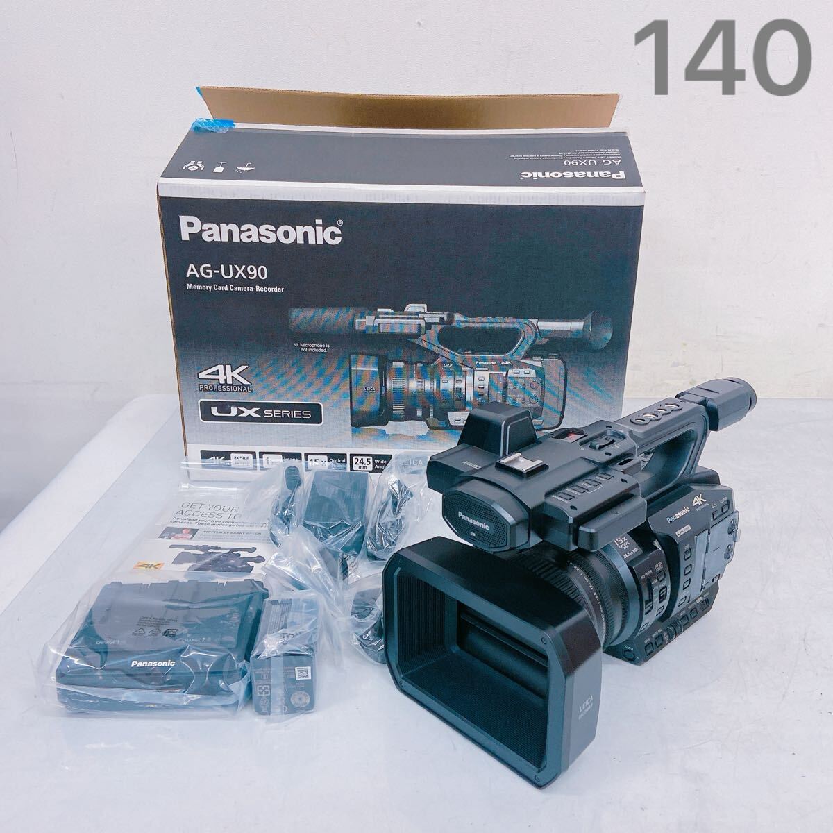 9B052 【未使用】Panasonic パナソニック メモリーカード カメラレコーダー 撮影用カメラ プロフェッショナル 映像撮影 配信 AG-UX90 4K